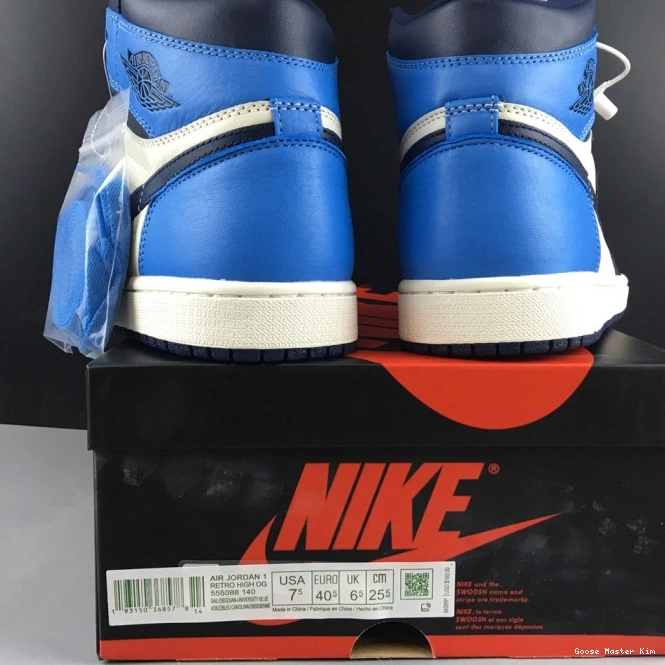 Jordan High Obsidian OG 555088-140 Retro Air 1 0715